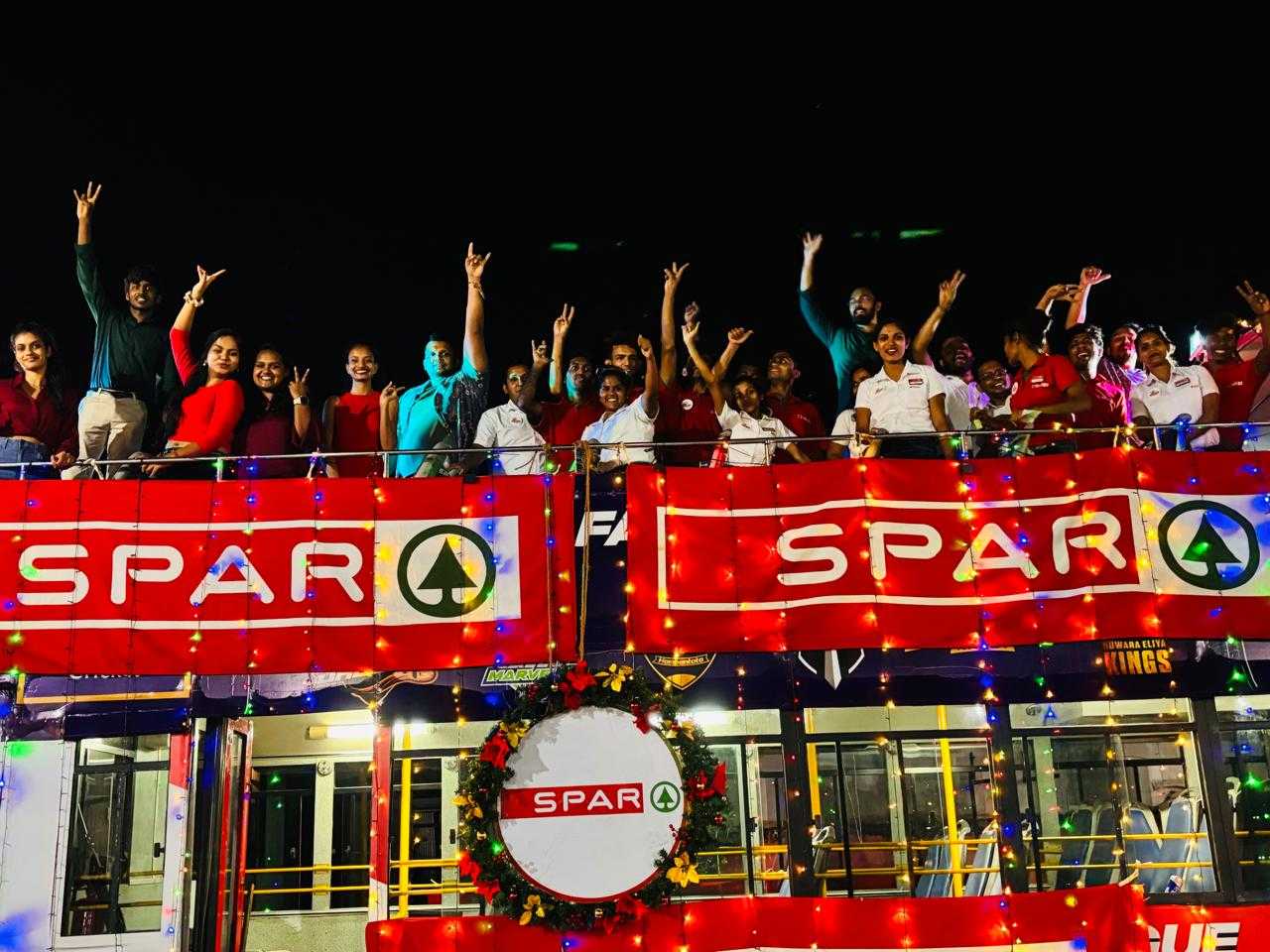 Christmas Carolling Bus with SPAR